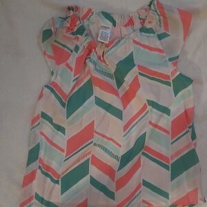 Gymboree Colorful Chevron Kids Blouse
